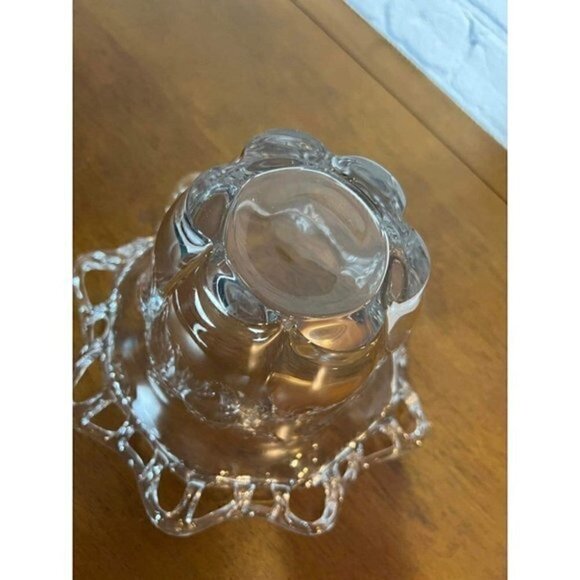 Vintage Duncan Miller Lace Edge Bowl Centerpiece - Picture 5 of 7